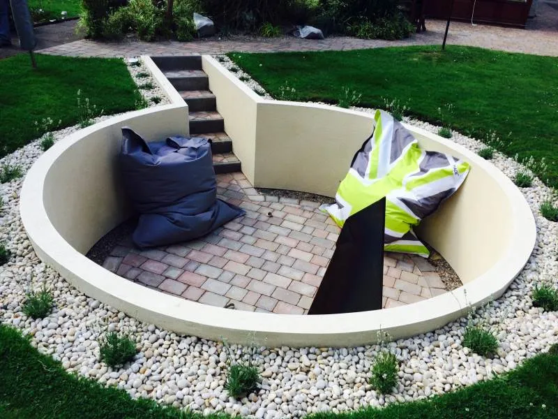 new patio design for a customer in bedworth